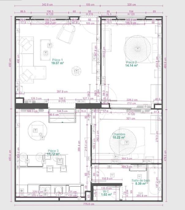 Cosy Eden - 2 Ch - Parking Free Appartement Pau Buitenkant foto